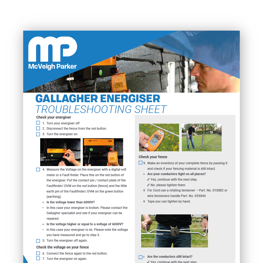 Gallagher Energiser Troubleshooting
