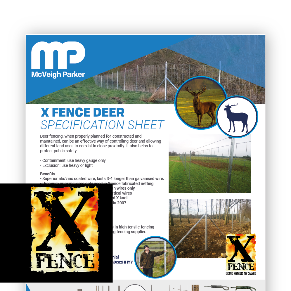X Fence Deer