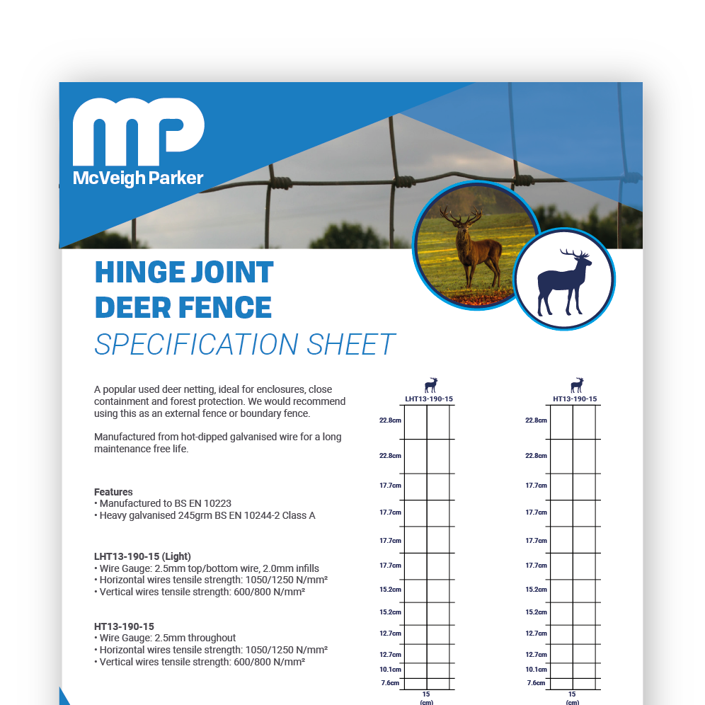 Hinge Joint Deer Fence