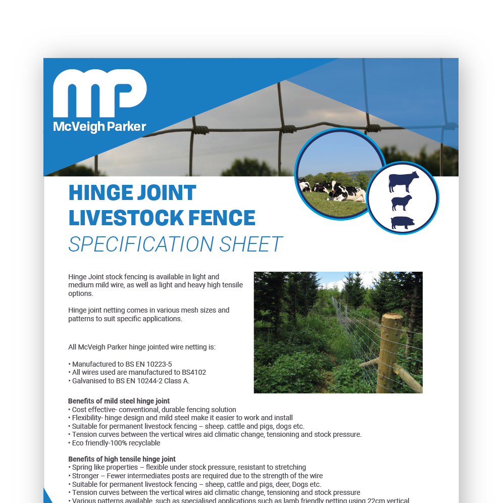 Hinge Joint Livestock Fence