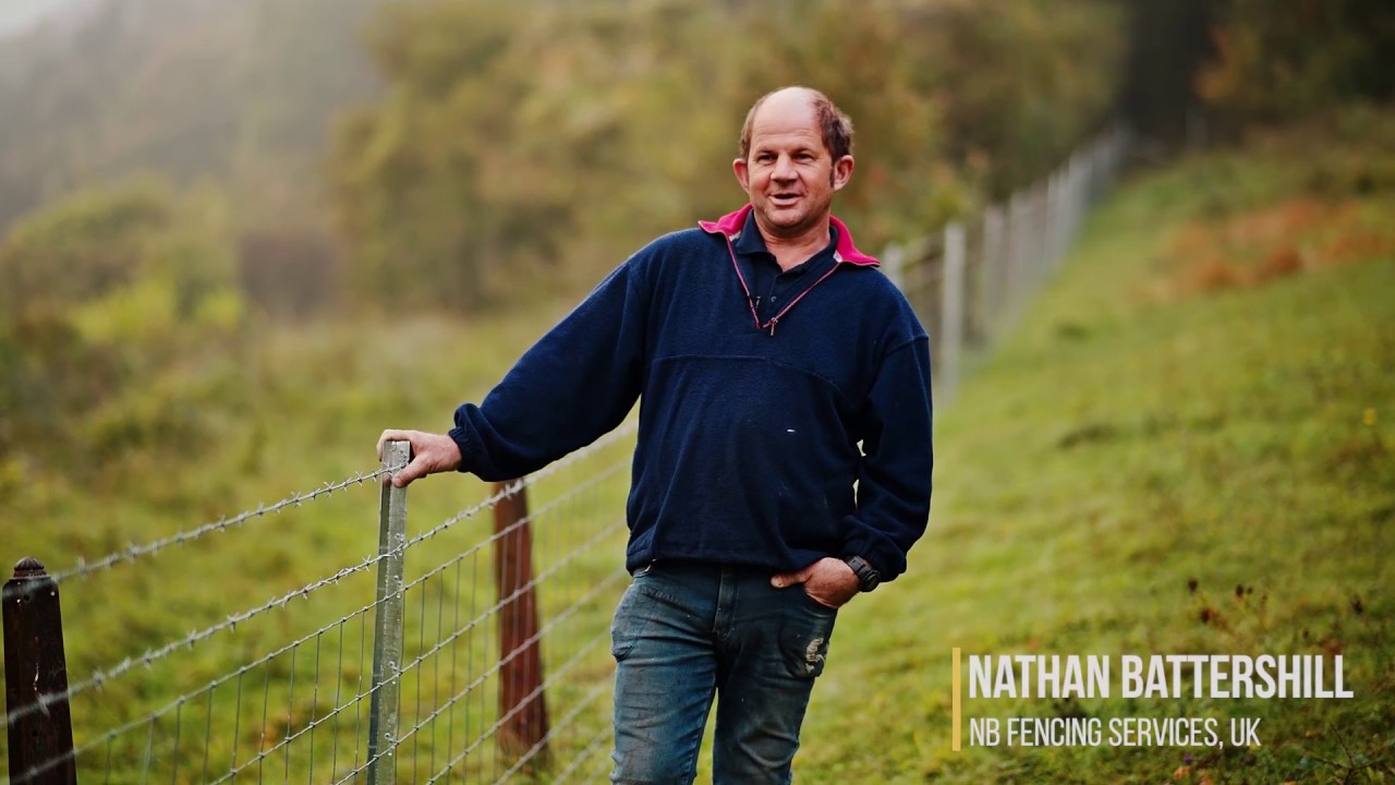 Clipex National Trust fencing, erected by NB fencing supplied by McVeigh Parker