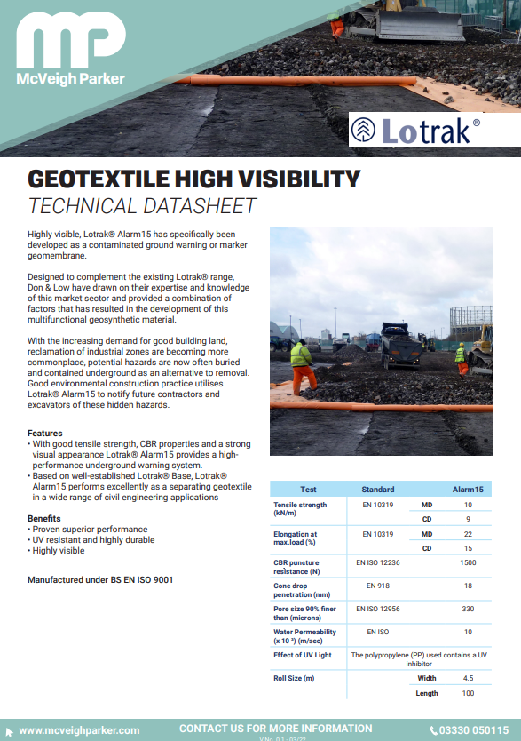 Geotextile High Visibility