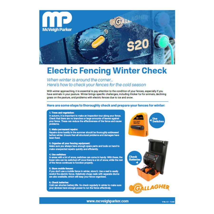 Electric Fencing Winter Check