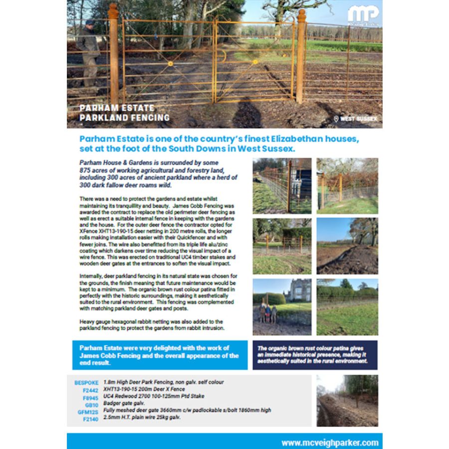 Parham Estate Parkland Fencing