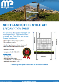 Shetland Steel Stile Kit